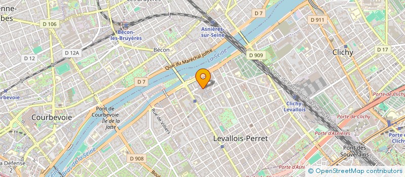 localisation de l'entreprise BAROCCO à LEVALLOIS-PERRET