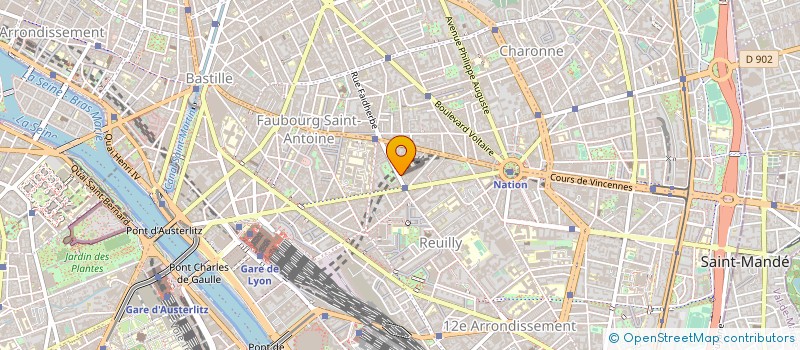 localisation de l'entreprise BAROCH  PARIS