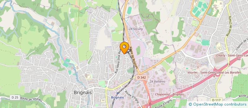 localisation de l'entreprise BAROE  ORLIENAS