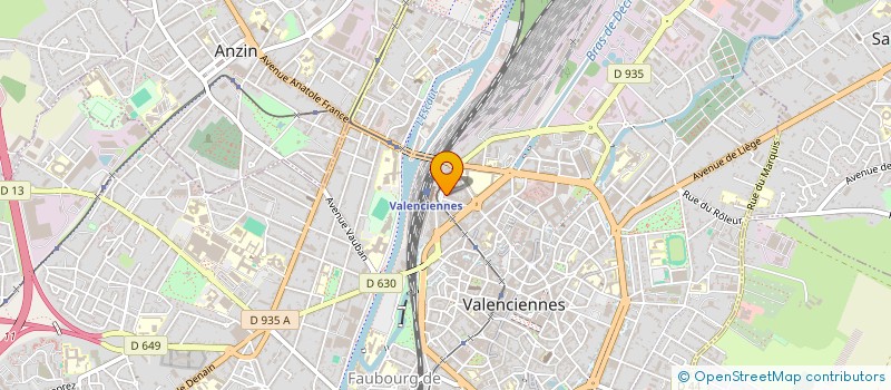 localisation de l'entreprise BAROEN IMMOBILIER à VALENCIENNES