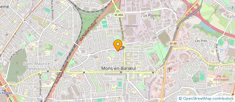 localisation de l'entreprise BAROEUL  MONS-EN-BARUL