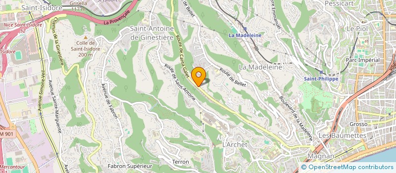 localisation de l'entreprise BAROLLE ET FILS à NICE