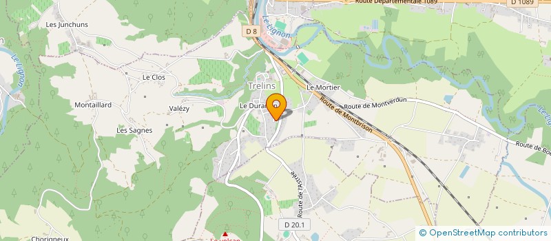 localisation de l'entreprise BAROLLET  TRELINS