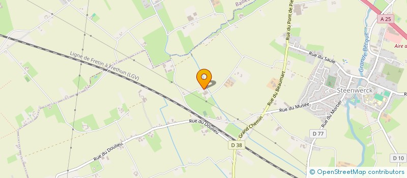 localisation de l'entreprise BARON à STEENWERCK