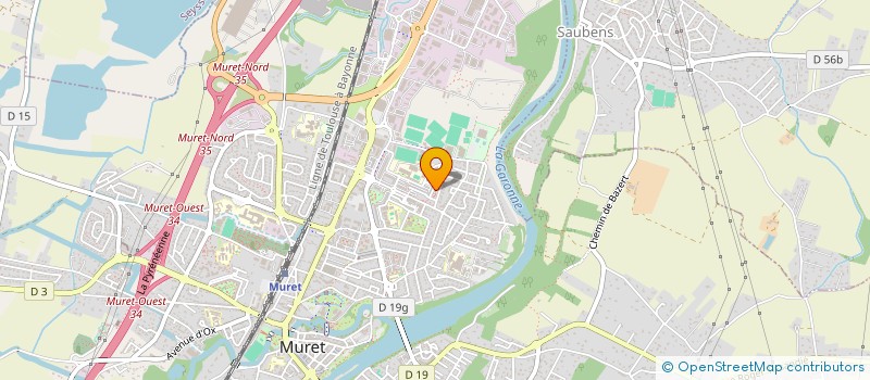 localisation de l'entreprise BARON 4  MURET