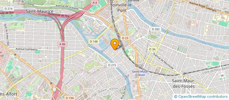 localisation de l'entreprise BARON à SAINT-MAUR-DES-FOSSES