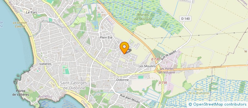 localisation de l'entreprise BARON à SAINT-GEORGES-DE-DIDONNE