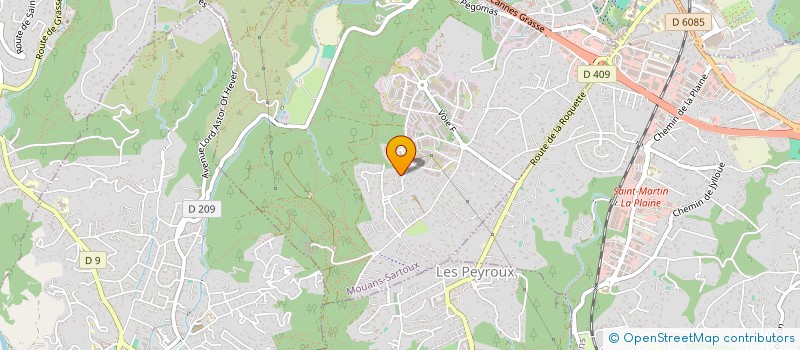 localisation de l'entreprise BARON à MOUANS-SARTOUX