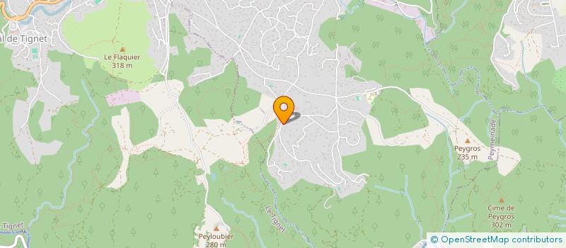 localisation de l'entreprise BARON  PEYMEINADE