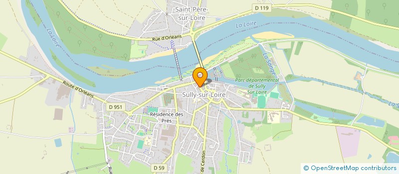 localisation de l'entreprise BARON à SULLY-SUR-LOIRE