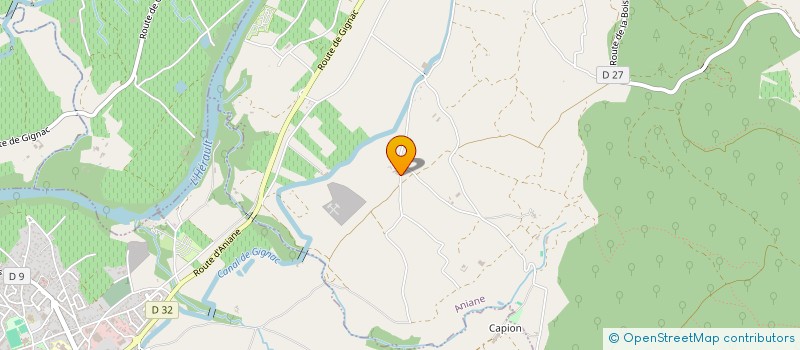 localisation de l'entreprise BARON AND CO  ANIANE