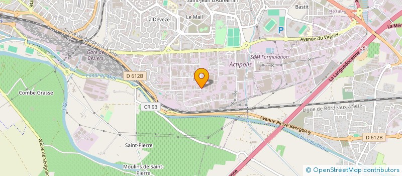 localisation de l'entreprise BARON BARBE ELECTRICITE à BEZIERS