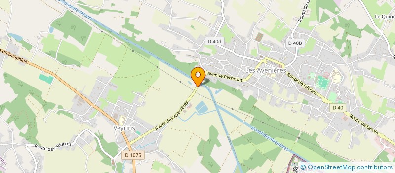 localisation de l'entreprise BARON BOIS ET NEGOCE SARL  LES AVENIERES VEYRINS-THUELLIN