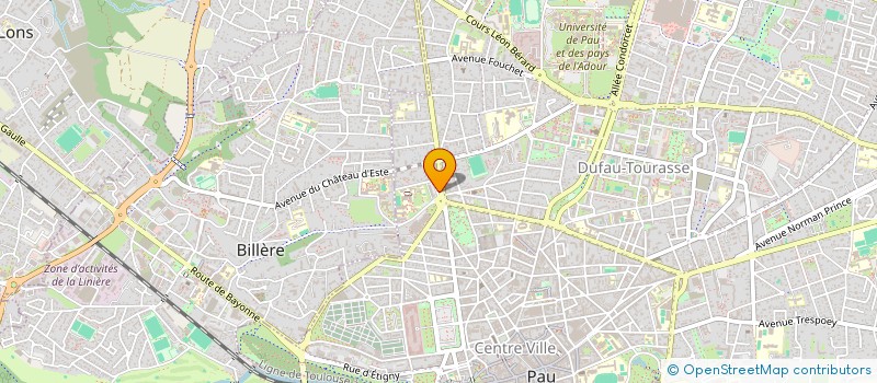 localisation de l'entreprise BARON BRINGAS INVESTISSEMENT- B-B INVEST à PAU