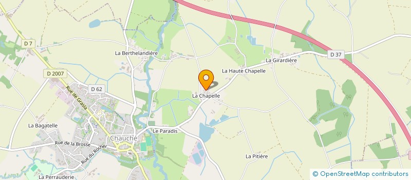 localisation de l'entreprise BARON CAMILLE  CHAUCHE