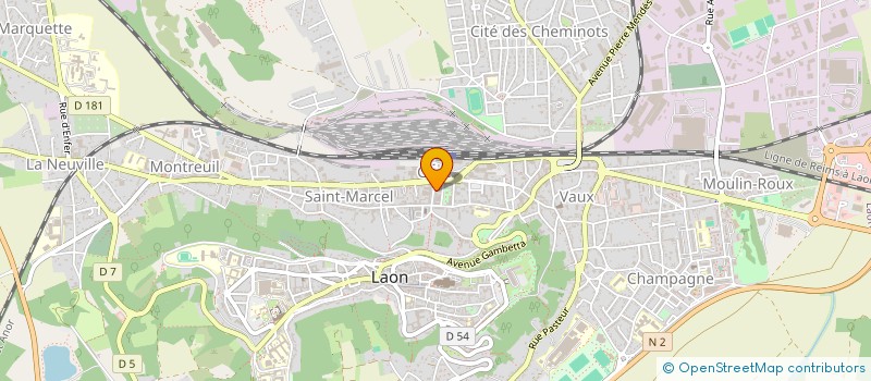 localisation de l'entreprise BARON CONSULTING à LAON