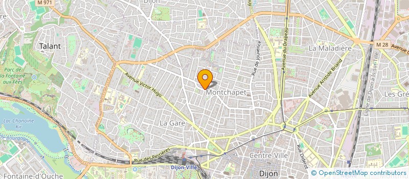 localisation de l'entreprise BARON ERIC à DIJON