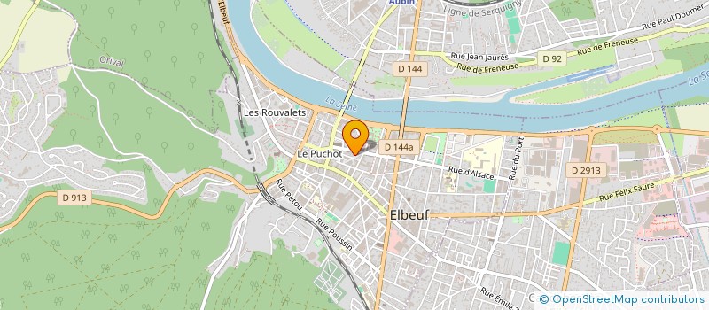 localisation de l'entreprise BARON ETIENNE TITOU ABI ANIMATION SQUAD à ELBEUF