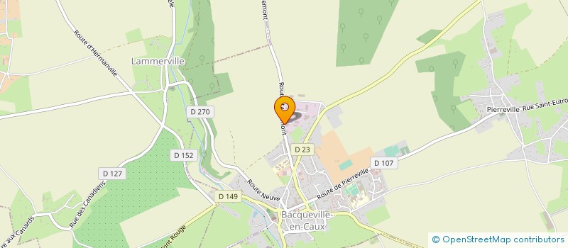 localisation de l'entreprise BARON MODELS  BACQUEVILLE-EN-CAUX