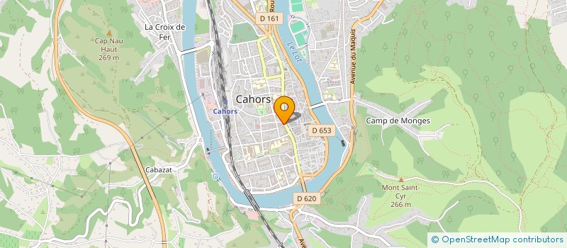 localisation de l'entreprise BARON-OPTICIENS à CAHORS