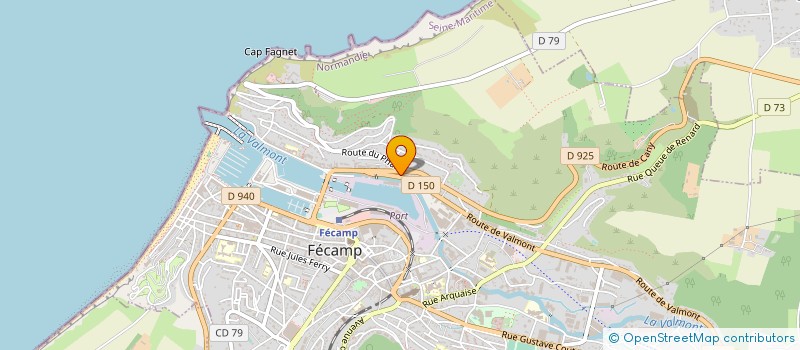 localisation de l'entreprise BARON PIZZA à FECAMP