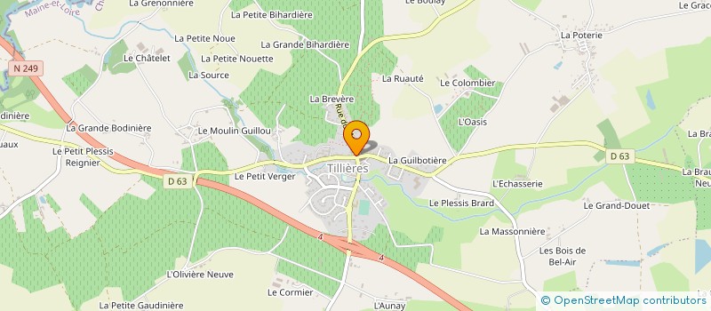 localisation de l'entreprise BARON PRODUCTION à SEVREMOINE