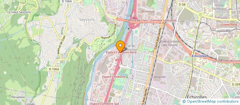 localisation de l'entreprise BARON RHONE-ALPES à ECHIROLLES