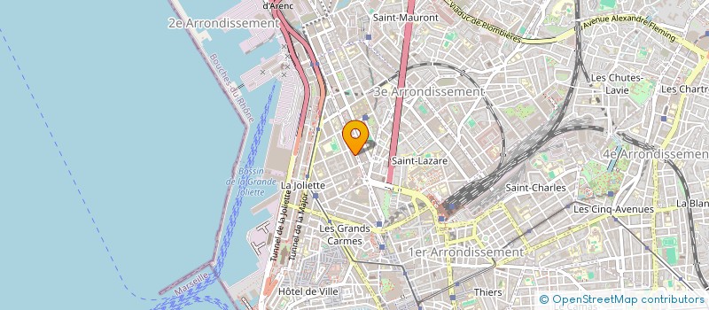 localisation de l'entreprise BARON ROC à MARSEILLE