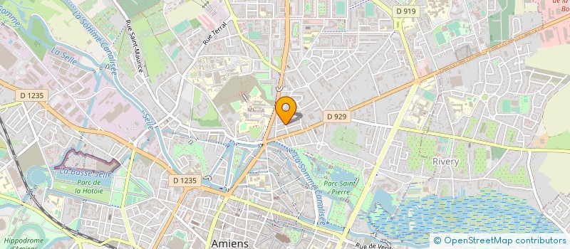 localisation de l'entreprise BARON SAS à AMIENS