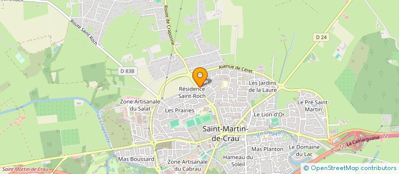 localisation de l'entreprise BARON STUDIO à SAINT-MARTIN-DE-CRAU