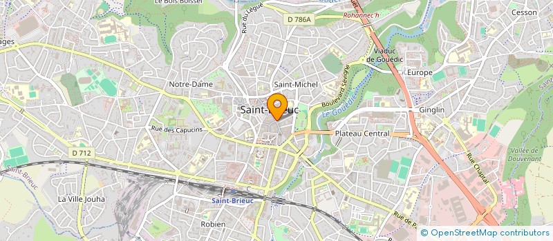 localisation de l'entreprise BARON - WEEGER AVOCATS à SAINT-BRIEUC