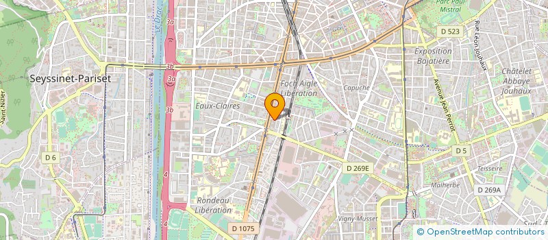 localisation de l'entreprise BARONE IMMOBILIER SERVICES  GRENOBLE