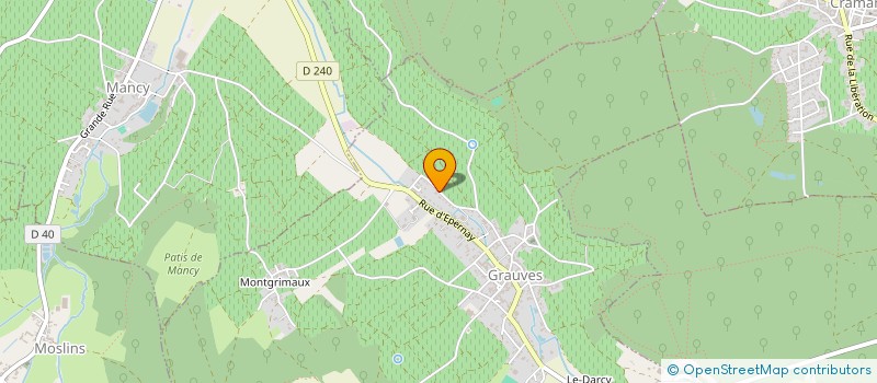 localisation de l'entreprise BARONI  GRAUVES