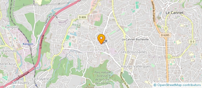 localisation de l'entreprise BARONNE à LE CANNET
