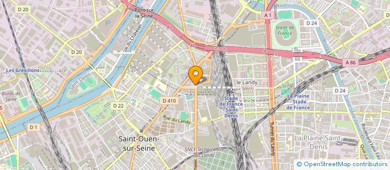 localisation de l'entreprise BARONNES ASSOCIES à SAINT-DENIS