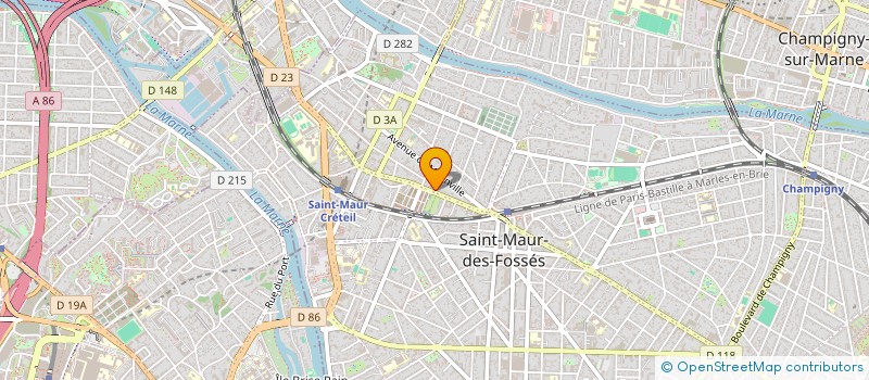 localisation de l'entreprise BARONNET IT à SAINT-MAUR-DES-FOSSES