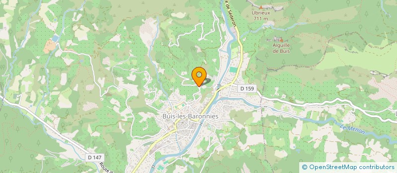localisation de l'entreprise BARONNIES SANTE à BUIS-LES-BARONNIES
