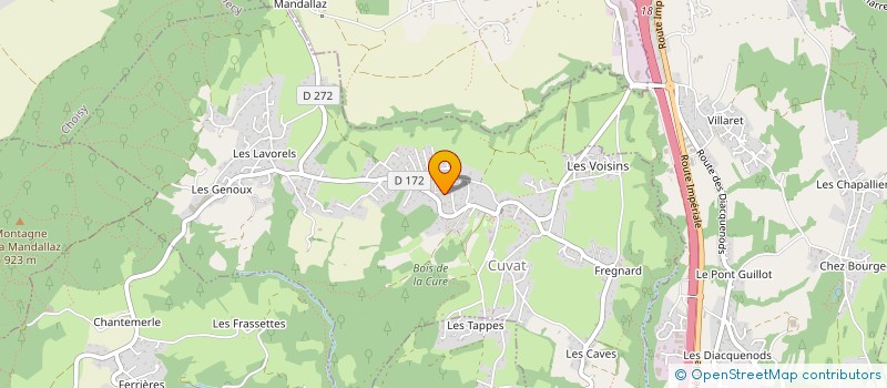 localisation de l'entreprise BAROODEUR  CUVAT