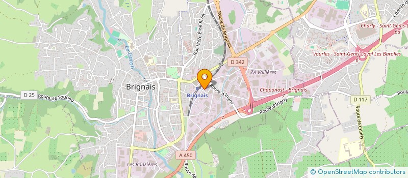 localisation de l'entreprise BAROQUE AND CO  BRIGNAIS