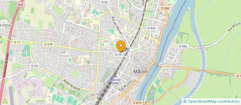 localisation de l'entreprise BAROQUE PROD  MACON