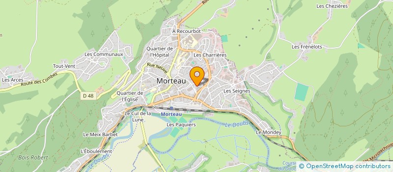localisation de l'entreprise BAROSTAR DIFFUSION à MORTEAU