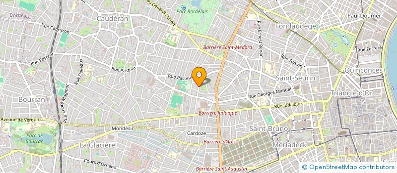 localisation de l'entreprise BAROT EXPERTISES ET ASSOCIES à BORDEAUX