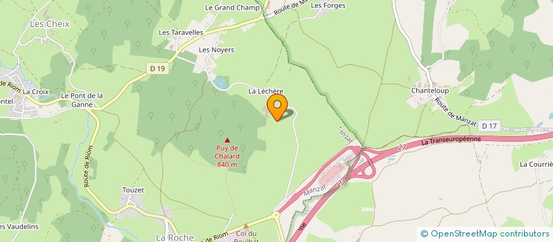 localisation de l'entreprise BAROU  MANZAT