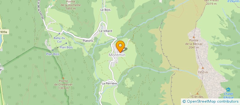 localisation de l'entreprise BAROU MARIE NOELLE à TALLOIRES-MONTMIN