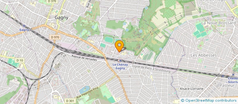 localisation de l'entreprise BAROU TRANSPORT  GAGNY