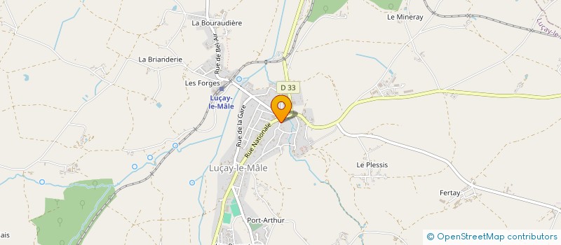localisation de l'entreprise BAROUDART à VILLENTROIS-FAVEROLLES-EN-BERRY