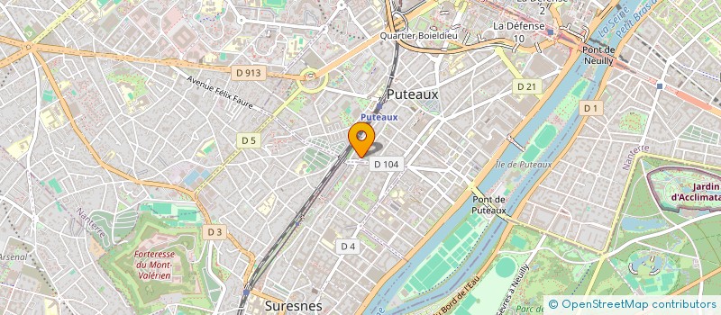 localisation de l'entreprise BAROUFF PROD à PUTEAUX