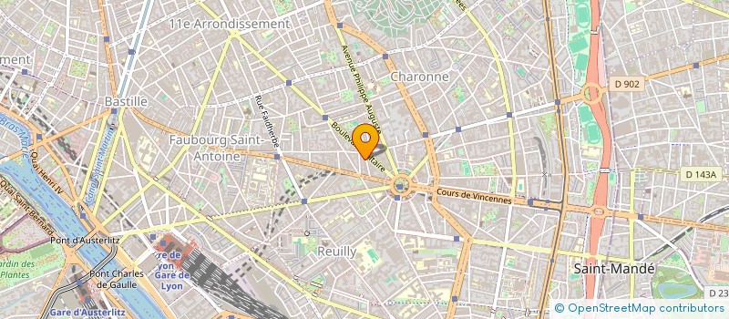 localisation de l'entreprise BAROUHIEL à PARIS
