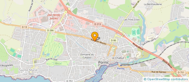 localisation de l'entreprise BAROUILLET FINANCE CONSEIL à PORNIC