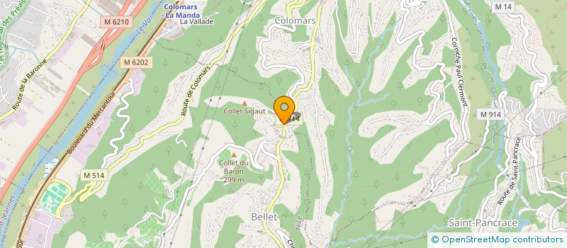 localisation de l'entreprise BAROUK INVEST  COLOMARS